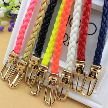 

NIBESSER 2019 Candy Color Metal Buckle Thin Casual Belt For Women Leather Belt Female Straps Waistband For Apparel Accessories