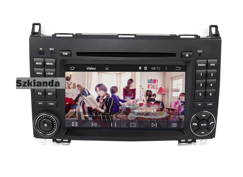 Flash Deal 7 inch HD Android 7.1 Car DVD Player for Mercedes-benz B200 W169 A160 Viano Vito GPS NAVI RADIO BT built-in 4G wifi dvr Free map 10