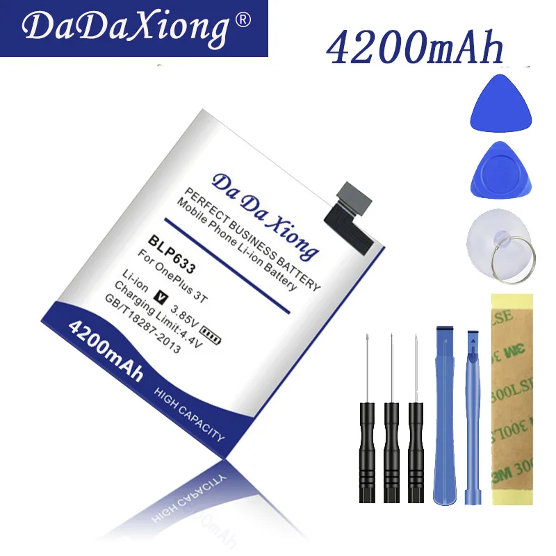 

Da Da Xiong 4400mAh BLP633 Battery for OnePlus 3T A3010 1+ 3T Phone OnePlus 3 Cell Phone Battery