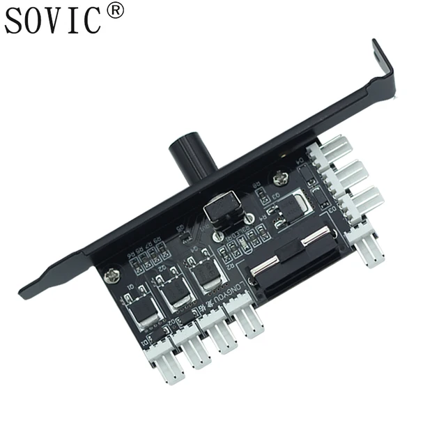 pc 8 channels fan hub cooling fan speed controller for cpu case hddpc 8 channels fan hub cooling fan speed controller for cpu case hdd vga pwm fan