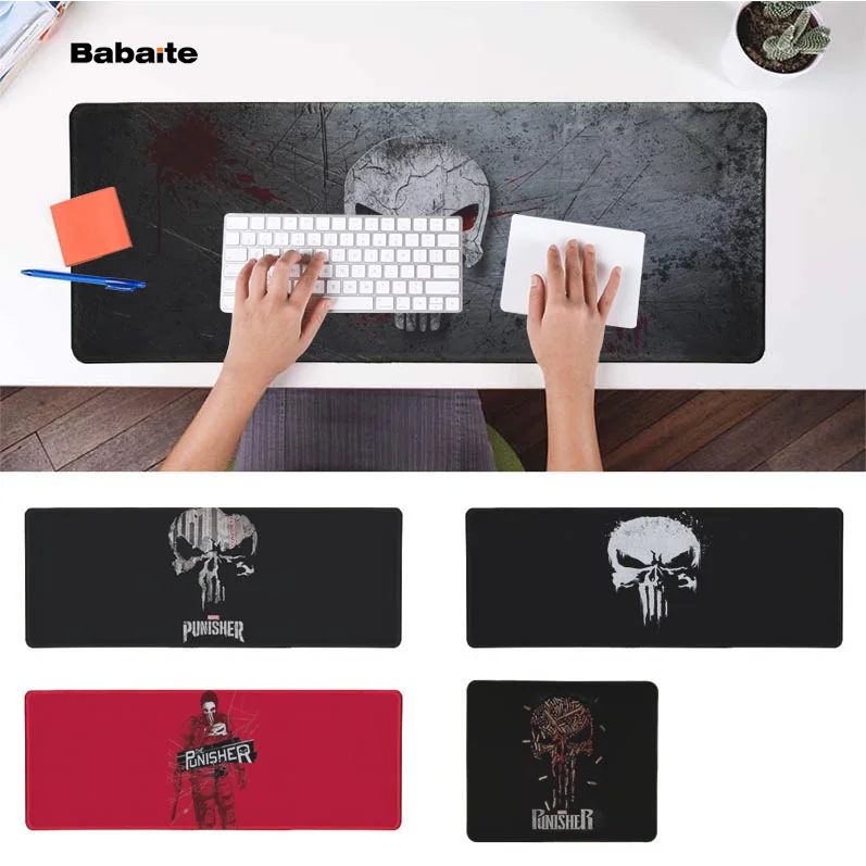 

Babaite My Favorite arvel Comics Punisher Office Mice Gamer Soft Mouse Pad Free Shipping Large Mouse Pad Keyboards Mat