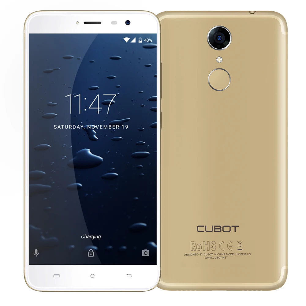 Cubot Note Plus Original 4G Smartphone 5 2 Inch Android 7 0 MTK6737T Quad Core 3GB