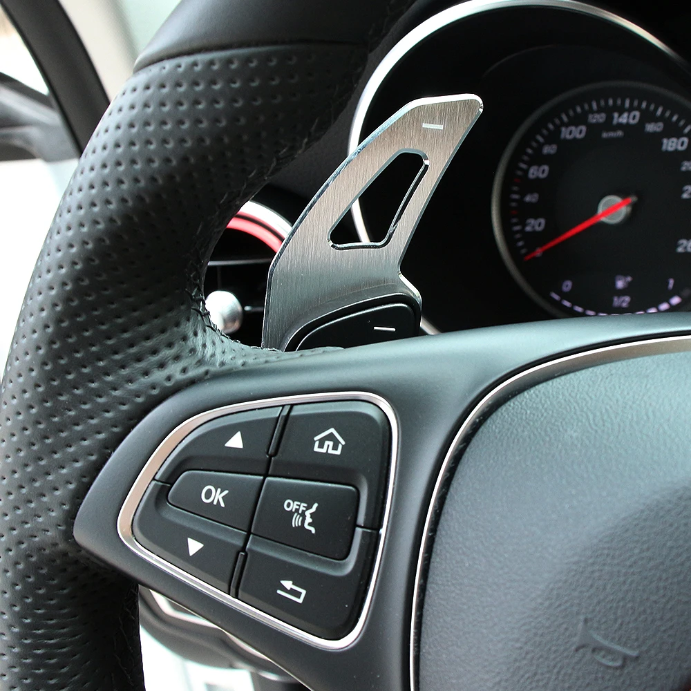 

Car-styling,Steering Wheel Shift Paddle Shifter Extended type For Mercedes Benz C Class W205/E Class W213/GLC/CLA 2016-2017