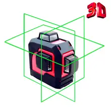 LETER 3D Green Laser Level Self Leveling 360 Degree Horizontal&Vertical Cross
