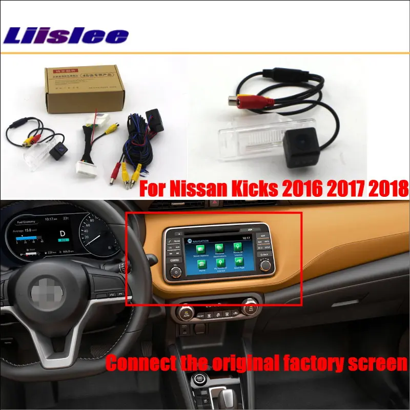 Автомобильный экран камера заднего вида для Nissan Kicks 2016 2017 2018 2019 HD CCD аксессуары