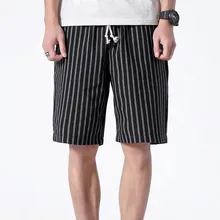 Новые мужские шорты для фитнеса бодибилдинга мужские летние модные повседневные полосатые широкие спортивные тонкие шорты бермуды masculina