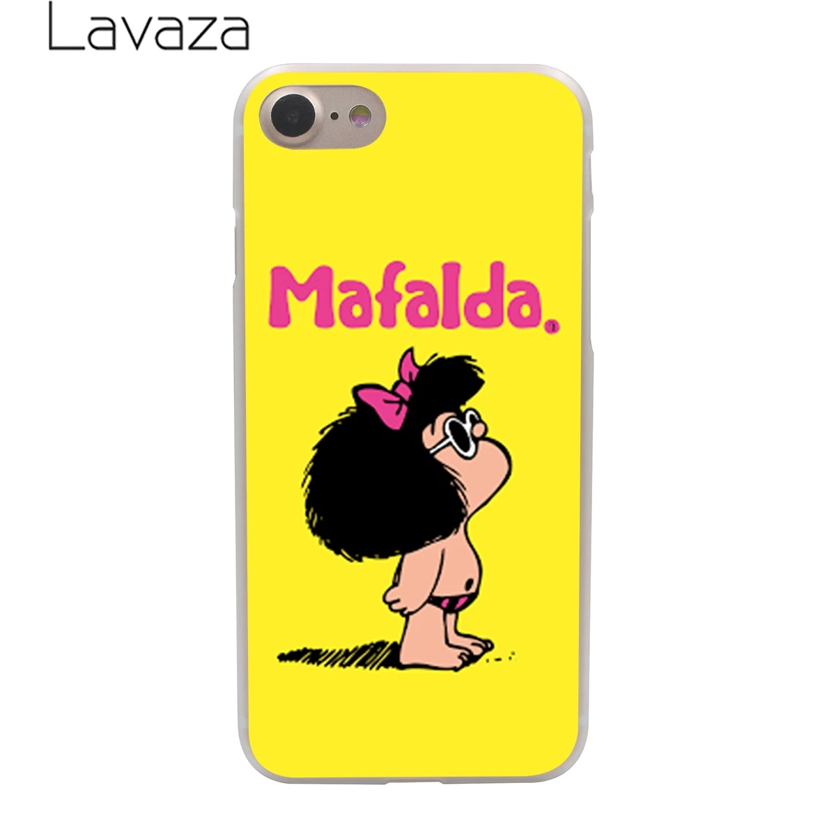Жесткий чехол Lavaza Mafalda для iPhone XR X XS 11 Pro Max 10 7 8 6S 5 5S SE 4 4s