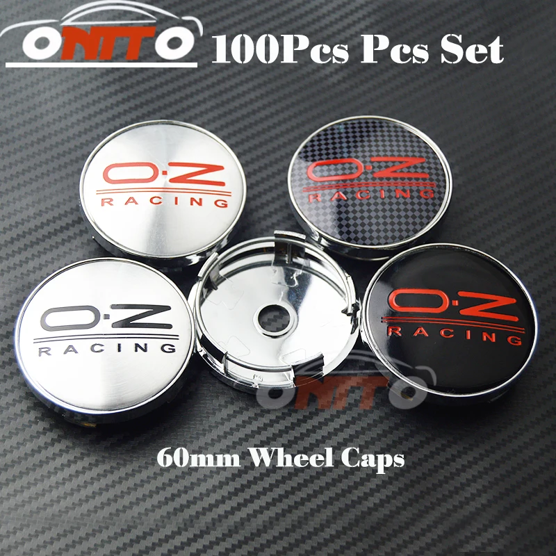

Wholesale Free Shipping 100pcs Car Wheel Hub Emblem Cover Auto Wheel Center Logo Cap O.Z Badge