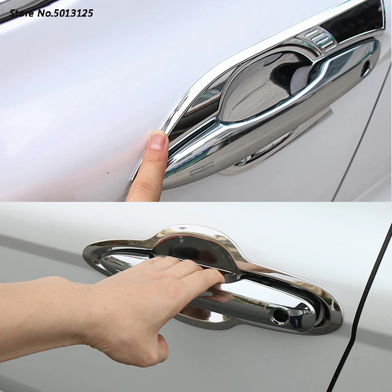 

For Toyota Camry 2018 2019 2020 ABS Chrome trim Car handle Protective Cover Door Handle Outer Bowls Trim Car Accessories