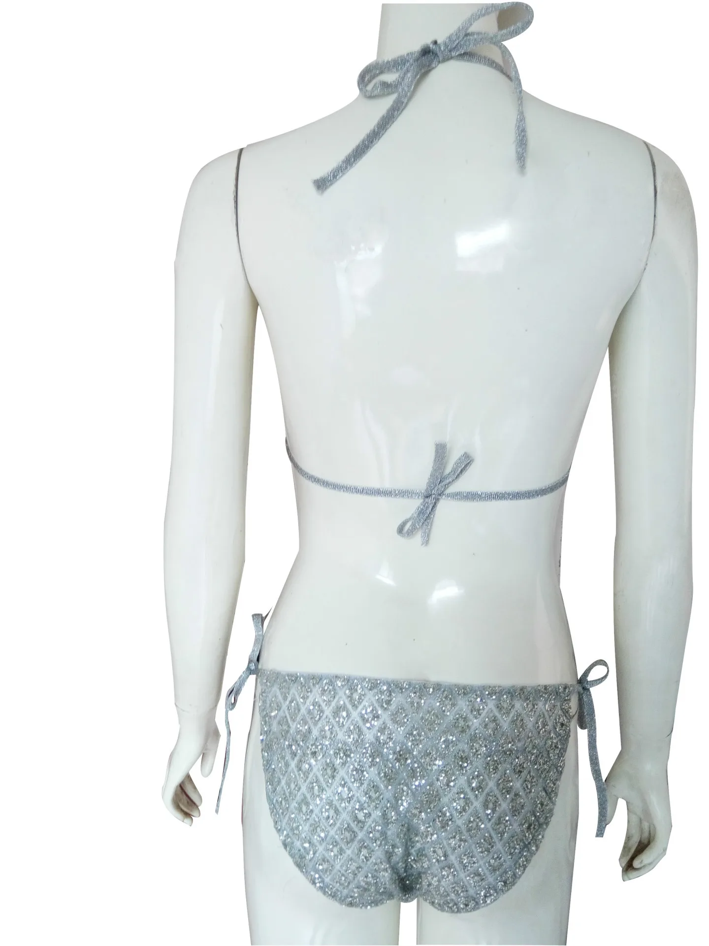 corset bodysuit Sexy Halter 2 Pieces Bodysuit Women Strappy Sequined Side Bandage Bandage Rompers Summer Short Beach Playsuit Swimsuit sequin bodysuit