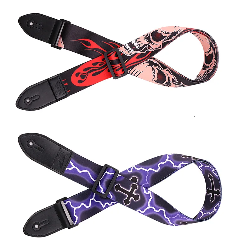 2018 en 155 cm ajustable de Nylon Durable Guitarra correa de Guitarra eléctrica acústica Bass correa de Guitarra ukelele Correa con cuero de la PU termina 2018 en 155 cm ajustable de Nylon Durable Guitarra correa de Guitarra eléctrica acústica Bass correa de Guitarra ukelele Correa con cuero de la PU termina
