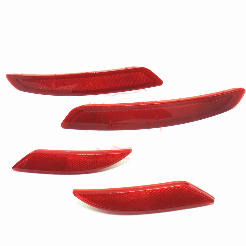 

Rear / Black / Tail Bumper Fog Light Lamp Reflective Warning Plate Cover For Ford Fiesta Sedan 2009 10 11 12 13 14 2015 ADB081