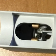 Один Контакт Штык S14S шкаф лампы держатель 66*36*33,5 мм