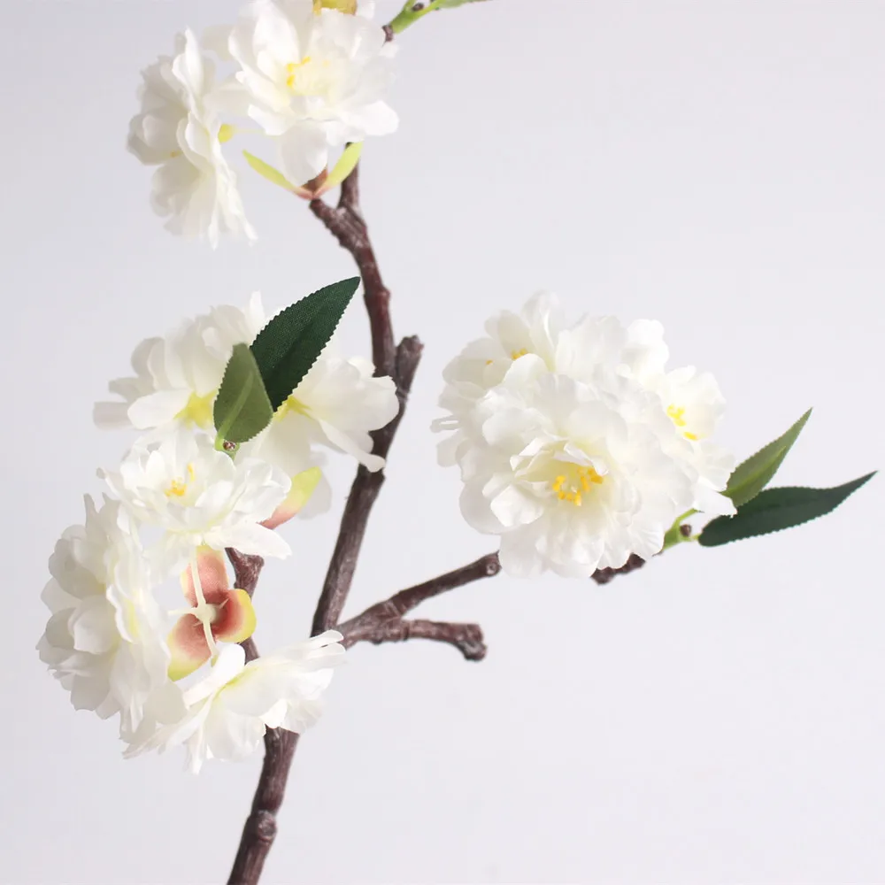 Artificial Silk Flower Mini Cherry Blossom Sakura For Wedding Party Table Decor Acessorise Flores (8)