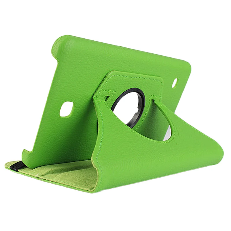 

360 Degrees Rotating PU Leather Smart Shell Cover for Samsung Galaxy Tab 4 7.0 Inch(T230) Tablet Protective Case IJS998