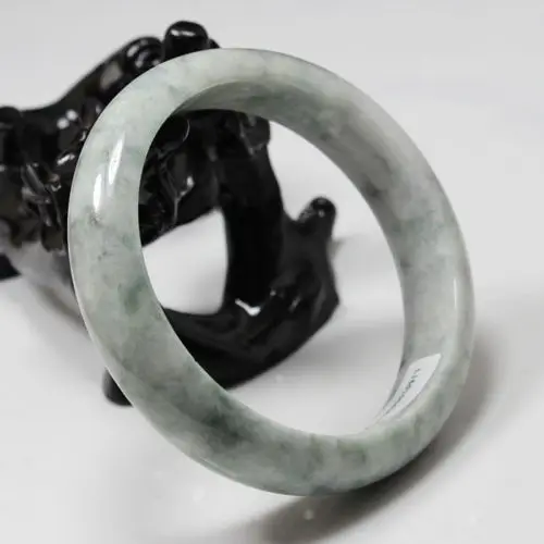 

free shipping 1166 Beautiful Natural Green Grade "A" Jadeite Jade Gems Bangle Bracelet