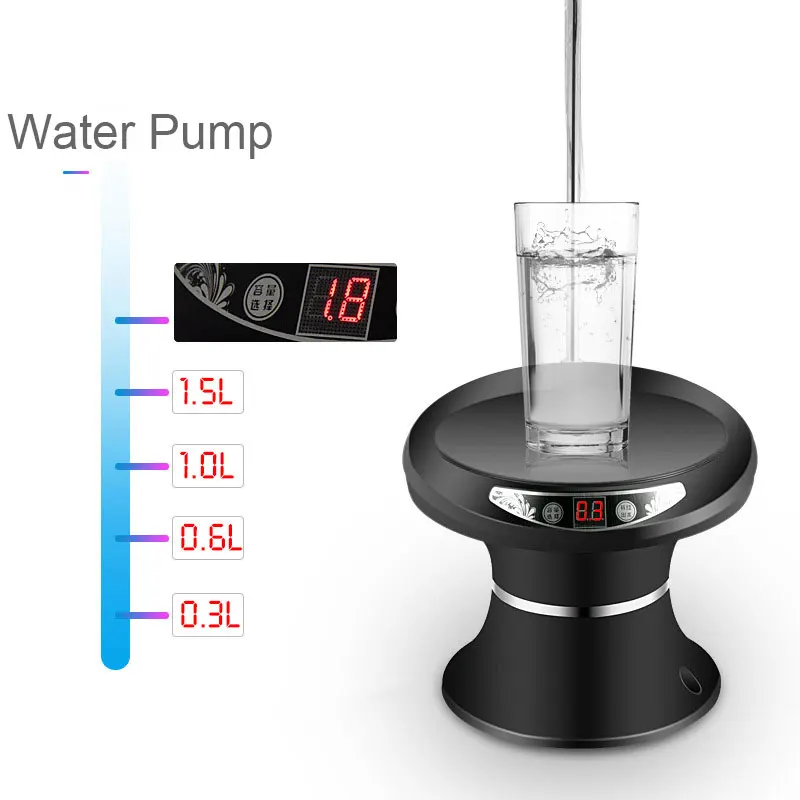 Автоматический электрический портативный диспенсер для водяного насоса галлон напиток дозатор для бутылки водопроводный кран мини диспенсер De Agua Fria Embotellada