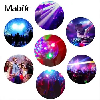 

Portable Smart Mini Disco Light LED Music Bulb LED Stage Light USB Lights 4W DC 5V Dj Equipment Laser Wedding Supplies Party