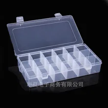 18 чехол пластиковая коробка съемная пластиковая прозрачная коробка для хранения первая коробка для ювелирных изделий коробка для инструментов