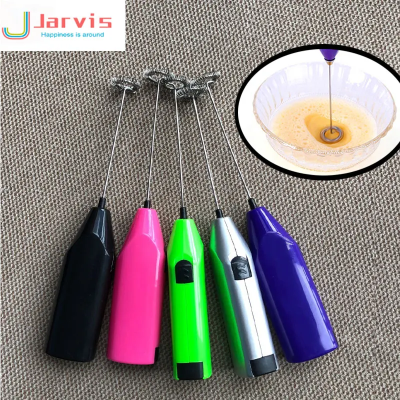

mini Creative handle electric Milk Frother Foamer Drink Coffee Whisk Mixer Egg Beater Stirrer eggs tool Kitchen cooking Tools