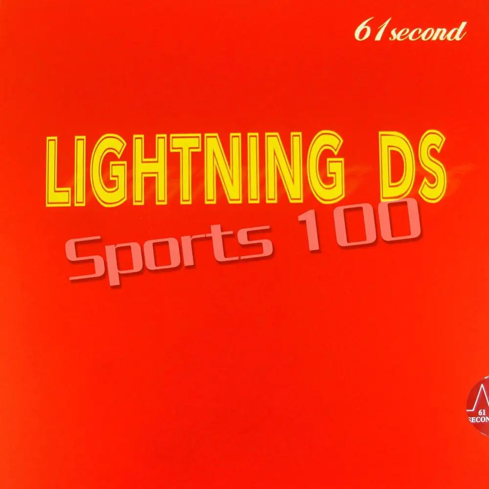 Оригинальный 61second Lightning DS не липкий пипс в настольном теннисе Резина с губкой для
