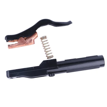 

Electrode Holder Stick Welder Copper Welding Rod Stinger Non-slip Handle Clamp Tool 1000A For Ship Factory Mining Mayitr