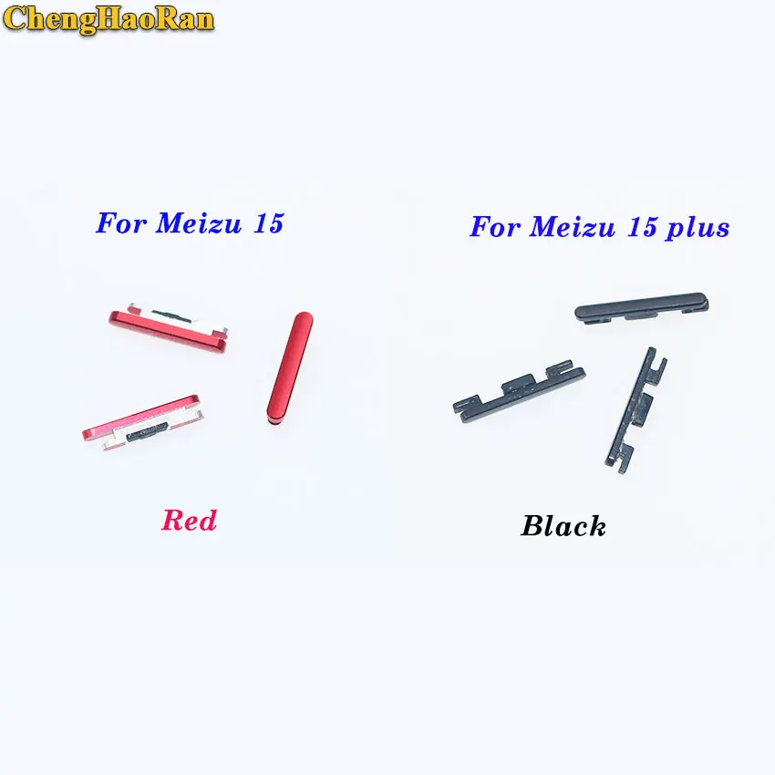 

ChengHaoRan 1set Power on Off Button key Side Button for Meizu 15 M15 15plus m15 plus Repair Parts