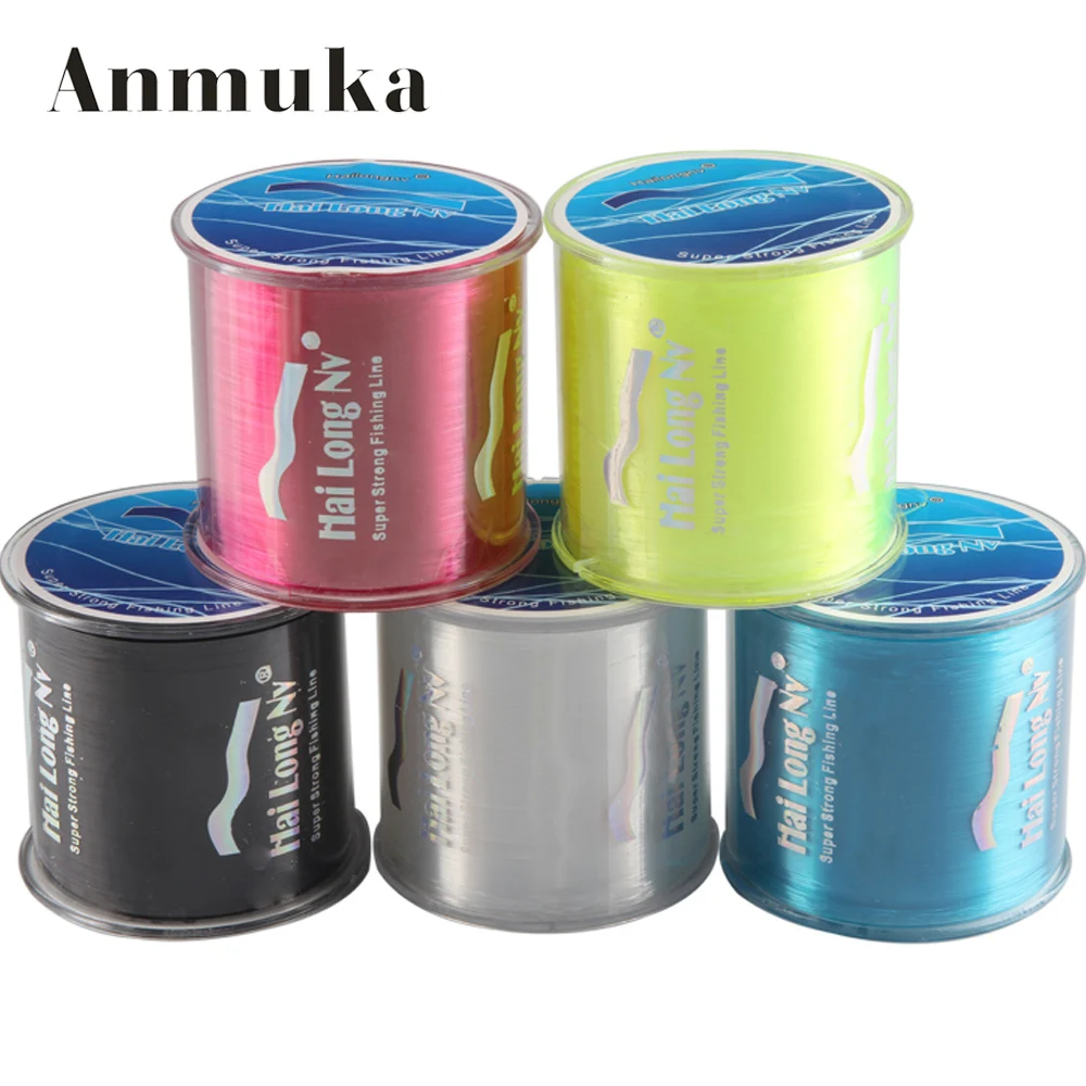 500M nylon line fishing line Hailongnv Fly carp line fishing line monofilament  fish Fishing Tackle