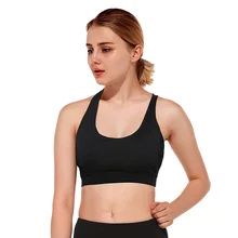 Женское Спортивное нижнее белье, ударопрочный жилет для бега, летний больших размеров для йоги, бюстгальтер без стальных колец