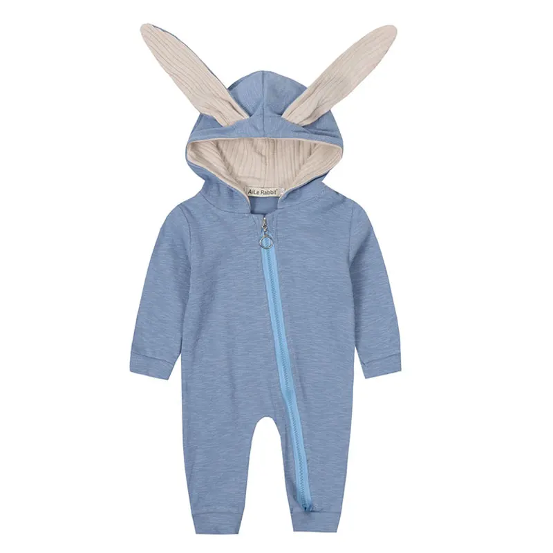 New Spring Autumn Baby Rompers Cute Cartoon Rabbit Infant Girl Boy Jumpers Kids Baby Outfits Clothes