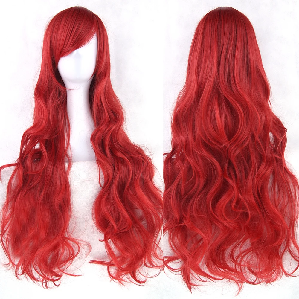 Soowee 20 цветов 32 дюйма длинные женские парики синтетические волосы термостойкие белые черные волнистые косплей парик вечерние аксессуары для волос - Цвет: P2/613