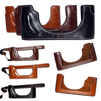 

New PU Leather Camera Half Set Case For Leica M-P Typ240 MP M240 Camera Bottom Hald Body Cover Case