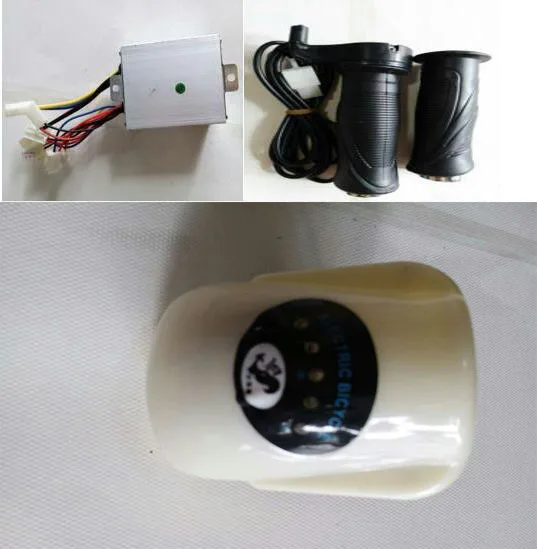 

free shipping electric bicycle accessories electric bike controller and throttle,electric motor parts