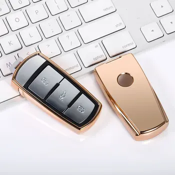 

TPU Car Key Cover Case For Volkswagen VW CC Passat B6 B7 Passat 3C CC Maogotan R36B5B7L Auto Key Cover Car Styling Accessories