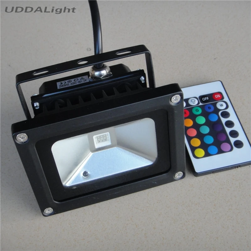 Светодио дный Водонепроницаемый 20 Вт 10 Вт открытый прожектор rgb 110-120lm/w Тайвань светодио дный