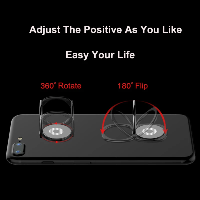 Oppselve Mobile Phone Holder For iPhone X 8 7 Universal Phone Ring Stand 360 Degree Luxury Finger Ring Holder For Samsung Note 9