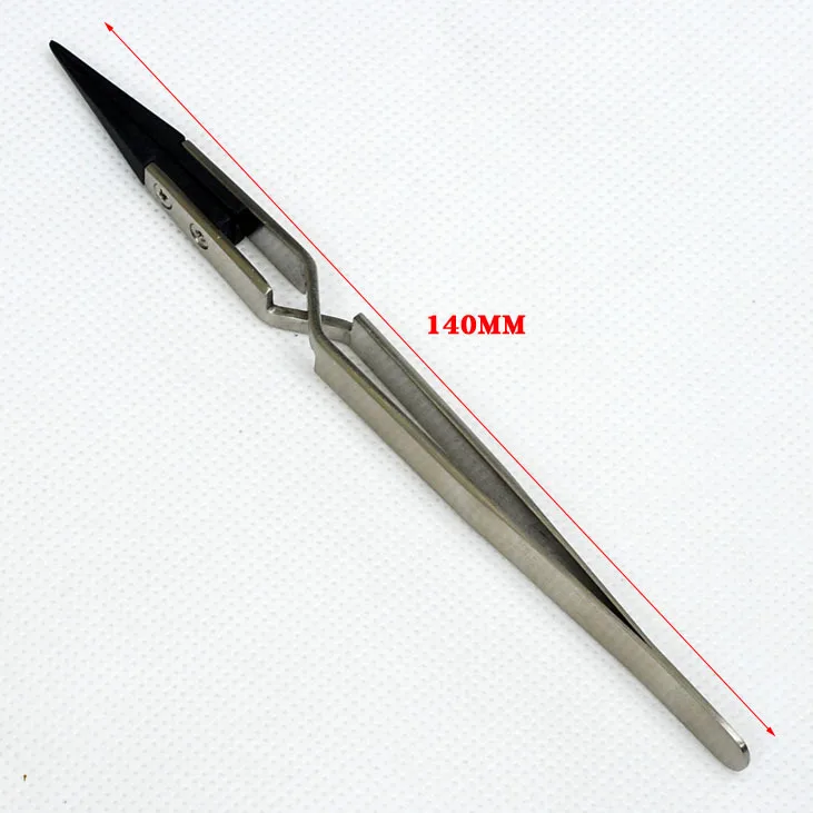 

Stainless Steel Reverse Action Tweezer Cross Lock Watch & Jewlery Precision Tool