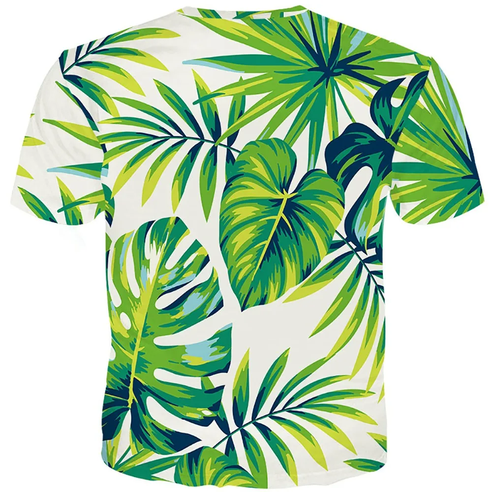 New Fashion Funny Leaves Printed T Shirts Summer Men 3d Shirt Short Sleeve Tees Top Womens Dropship Plus Size 3XL-7XL | Мужская одежда
