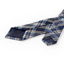 Классический 6,5 см, галстук-бабочка, клетчатый Пейсли шёлк-жаккард трикотажный галстук костюм Свадебная вечеринка