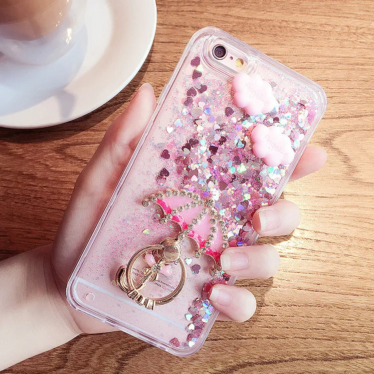Роскошный милый чехол для Samsung Galaxy s6 s7 s8 s9 edge plus note 5 8|case for samsung galaxy|liquid casecase |