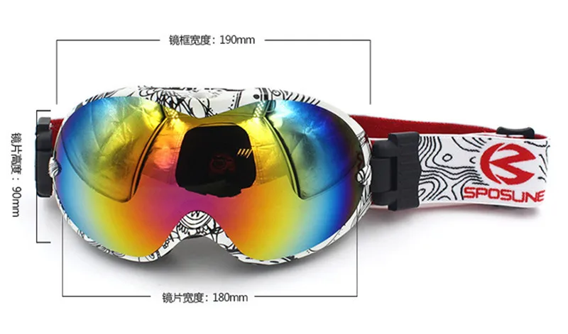 De doble-capa Anti-niebla lente Gafas de esquí UV400 Snowboard ciclismo máscara de nieve Gafas Esqui Motocross los niños adultos gafas De doble-capa Anti-niebla lente Gafas de esquí UV400 Snowboard ciclismo máscara de nieve Gafas Esqui Motocross los niños adultos gafas