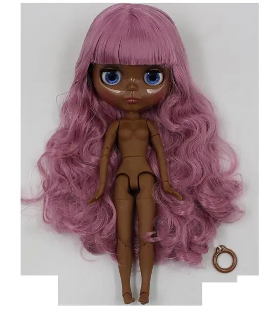 Супер черный обнаженный blyth кукла девушка куклы - Цвет: nude dolls 4