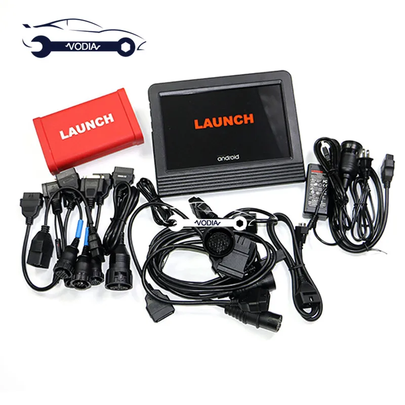 Оригинальная диагностическая коробка LAUNCH X431 Pro 3 HD Heavy Duty ModuleTruck с V + Pad 10 1 &quotдля 24V