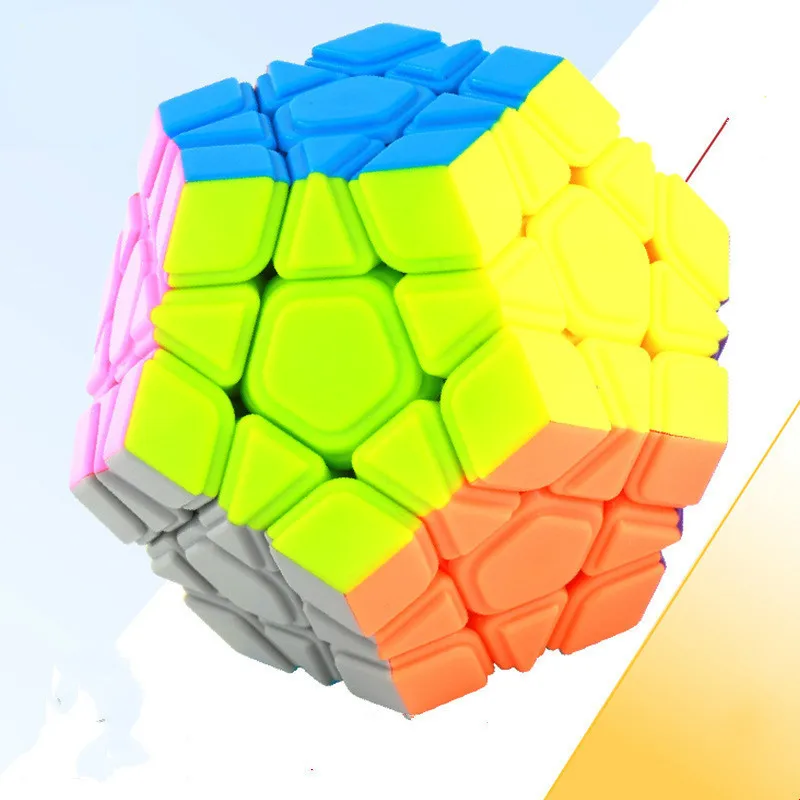 Moyu 3X3 Додекаэдр Рубика Непоседа Нео Куб 12 Сторон липкие 3 шага 5 Волшебный куб