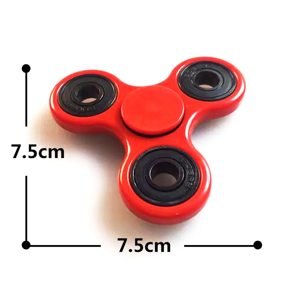 3 Цвет Пальца Гироскопа Игрушки Треугольной Рука Гироскоп Spinner Профессиональный