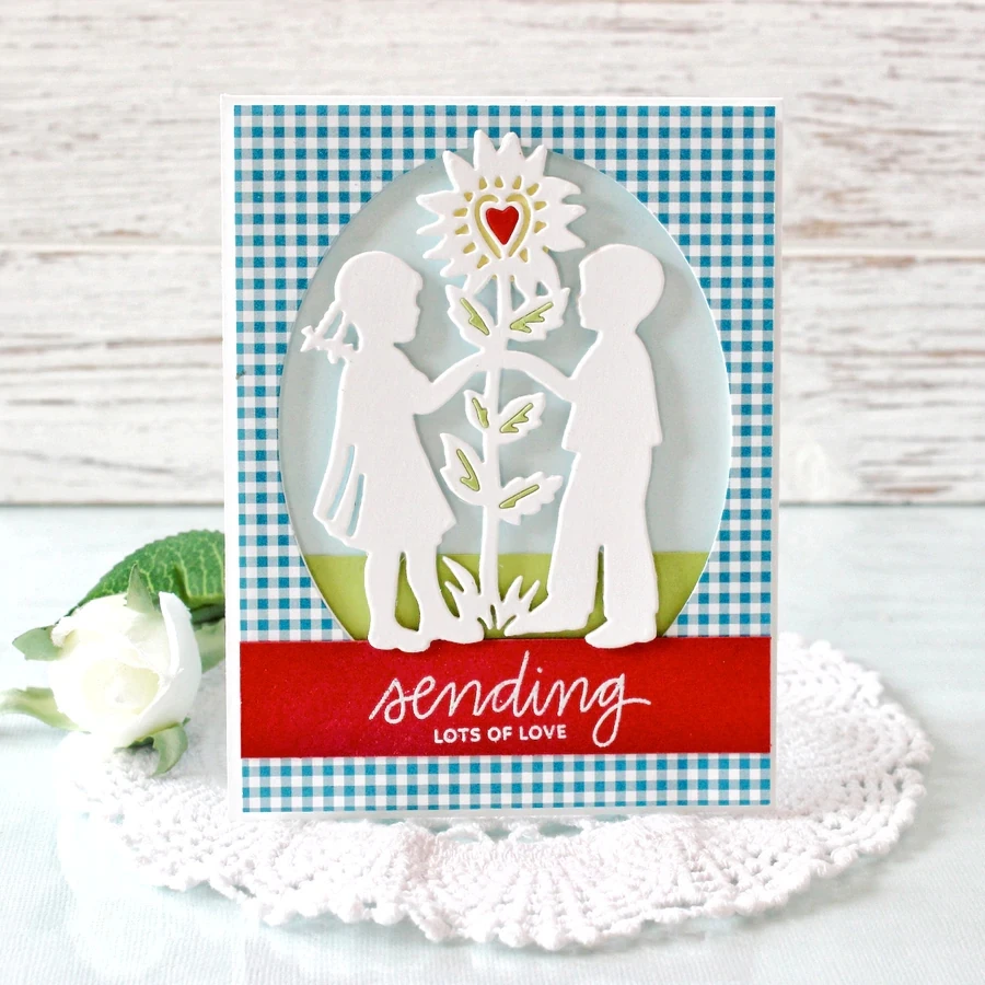 

PLANTING FLOWER Metal Cutting Dies DIY Embossing Scrapbooking Template Photo Card Album Making Stencil Decoration