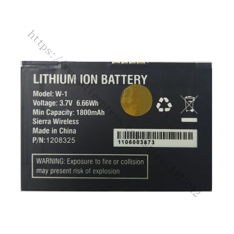 

W-1 Battery For Netgear Sierra Aircard 753S 754S 778S Battery Wireless Router 1800mAh 3.7V Li-Ion Lithium Rechargeable Batteries
