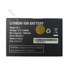 W-1 Battery For Netgear Sierra Aircard 753S 754S 778S Battery Wireless Router 1800mAh 3.7V Li-Ion Lithium Rechargeable Batteries