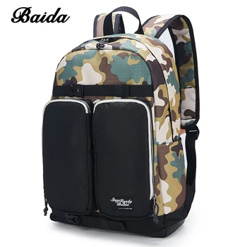 

DAIDA Men Camouflage Backpacks Casual Daypacks Cool Laptop Bag Canvas Military Backpack School Bags For Teenager Boy Girls