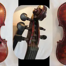 Страд стиль песня бренд мастер птичий глаз 5 струн 4/4 скрипки, инкрустация оболочки#11872